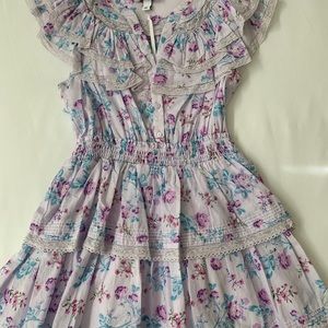 LoveShackFancy x Target Lou Double Ruffle Dress M